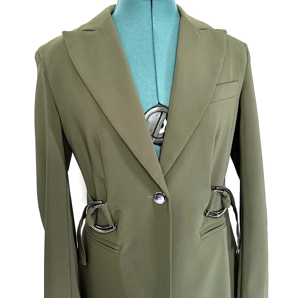 LITA by Ciara Blazer‎ Womens XXS Belted Jacket New With Tags - Picture 3 of 12